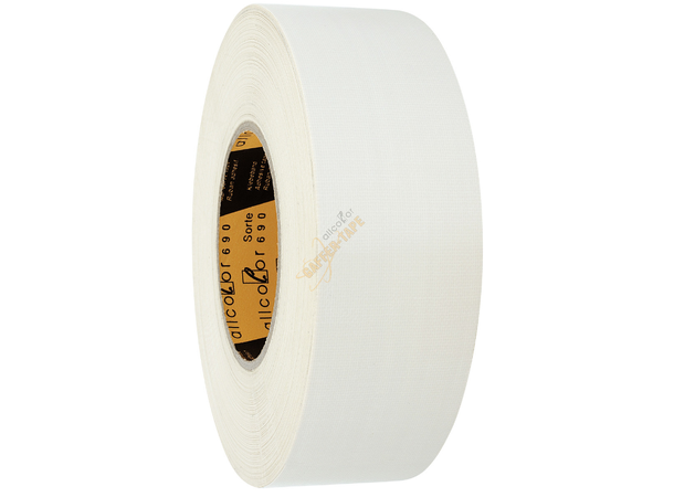 Allcolor Gaffer-Tape 690 White High quality PE-coated L: 50m, W: 50mm